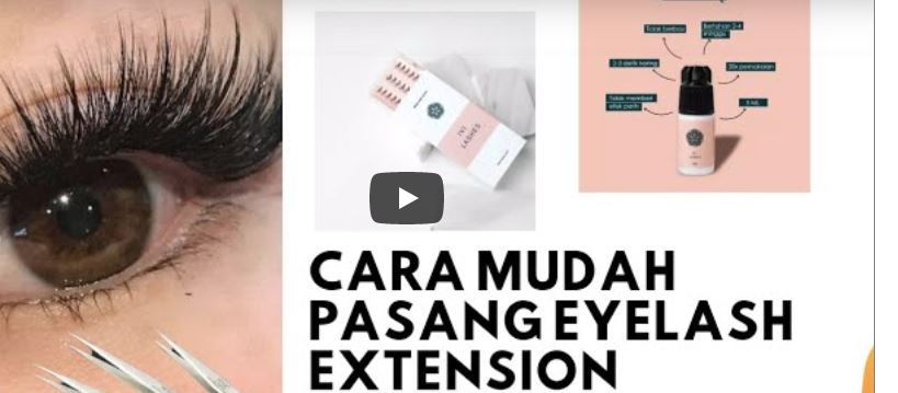 Diy Lash Extensions || CARA PASANG EXTENSION SENDIRI SIMPLE &amp; CEPET BGT! || Review Ivi Lashes